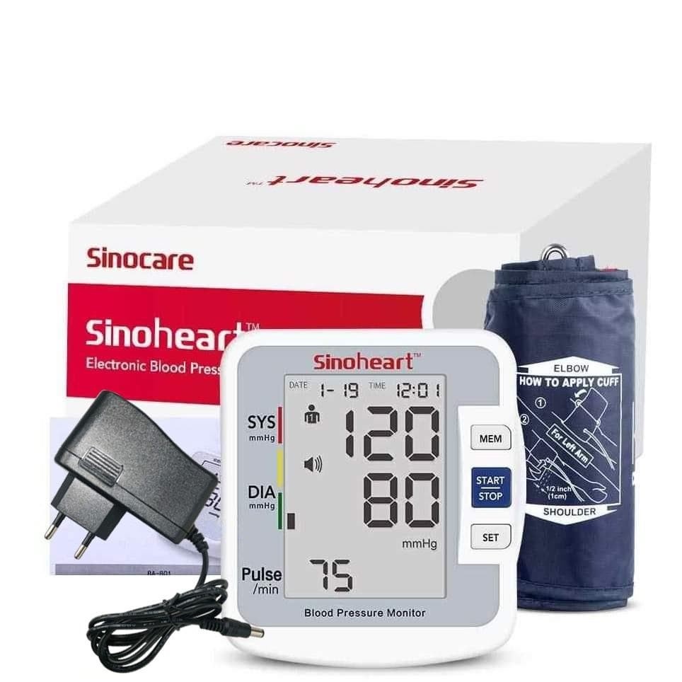 Máy đo huyết áp bắp tay Sinoheart - Sinocare  Giọng nói tiếng Việt