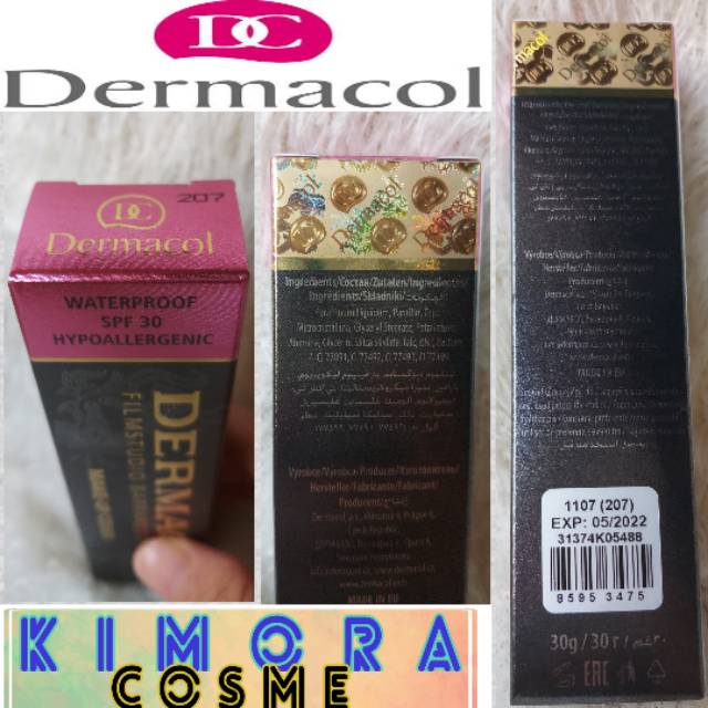 Dermacol (Hàng Mới Về) Kem Nền Che Khuyết Điểm 30g