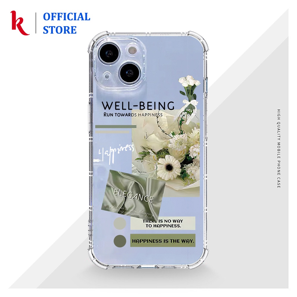Ốp lưng iphone Thế Hệ Mới DTF WELL-BEING case trong 15 pro max 15plus 14 13 12 promax 11 mini 6 6s 7 8 plus x xr xs Se