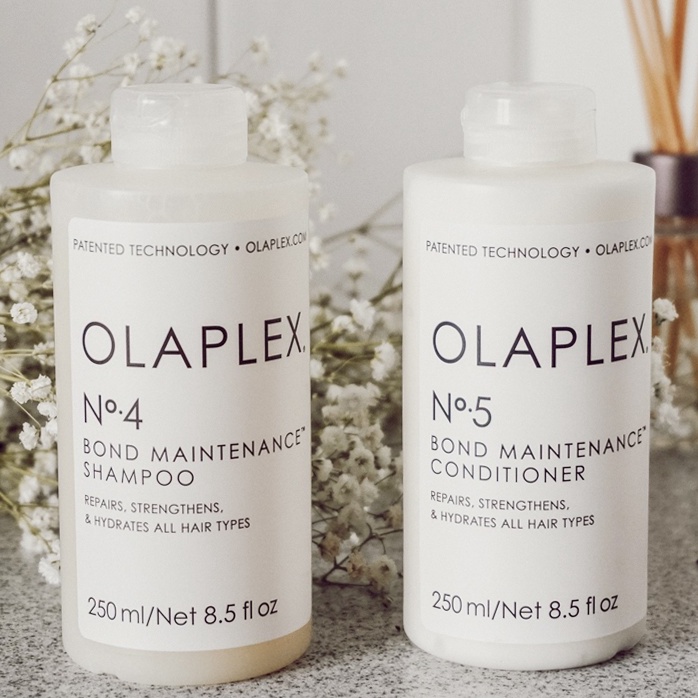 Bộ Dầu gội, dầu xả Olaplex No4 &amp; No5 100ml 250ml 2 Chai