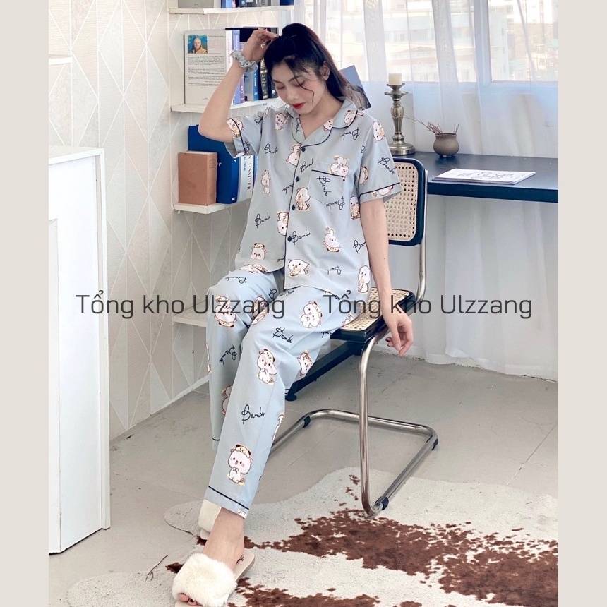 Bộ ngủ Pijama tay ngắn quần dài 40 mẫu