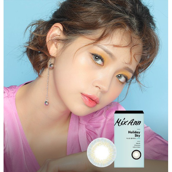 (Sale 50%-Không bán lệch)Kính áp tròng/Lens Mix Ann Holiday 3 màu