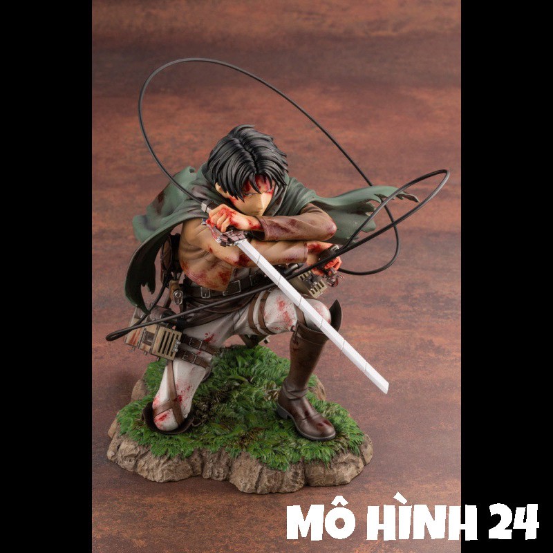 Tượng Mô hình figure nhân vật Levi Ackerman trong attack on titan đại chiến người khổng lồ anime Shingeki No Kyojin fig