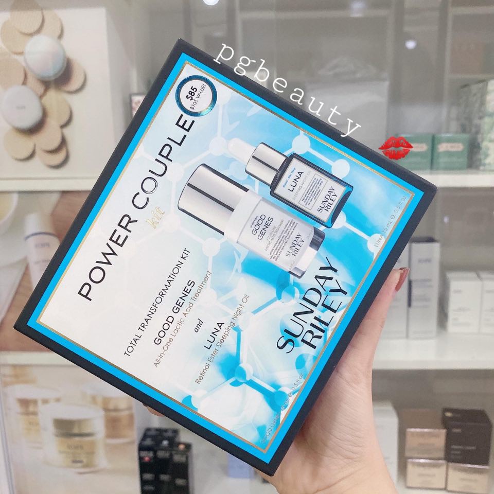 Set dưỡng da Sunday Riley Power Couple