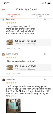 Túi giấy kraft lớn 27x30