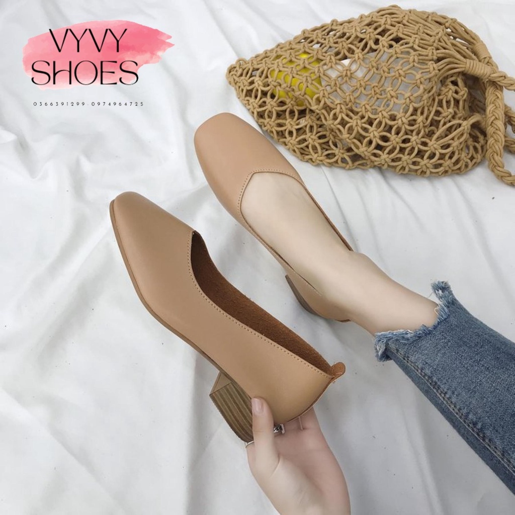 GIÀY NỮ DA MỀM, GIÀY CÔNG SỞ NỮ VYVY SHOES19