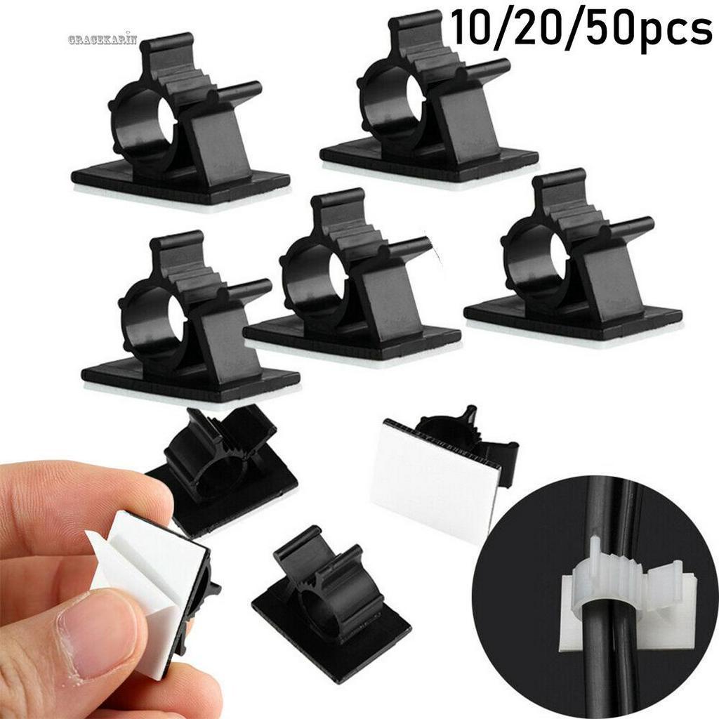 Set 10/20/50 kẹp giữ dây cáp đa năng tiện dụng