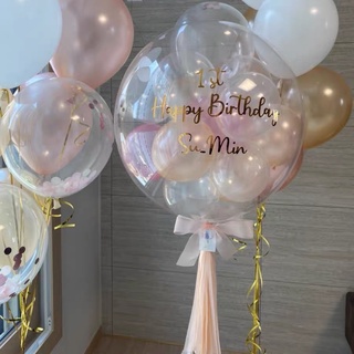 Bong bóng trong suốt 36inch dùng trang trí tiệc
