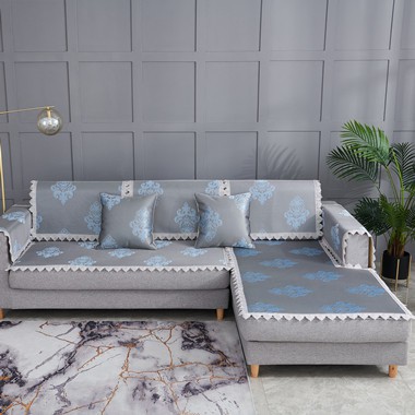 Thảm ghế sofa lụa ren hiện đại đơn giản phong cách Châu Âu phù hợp cho mùa hè