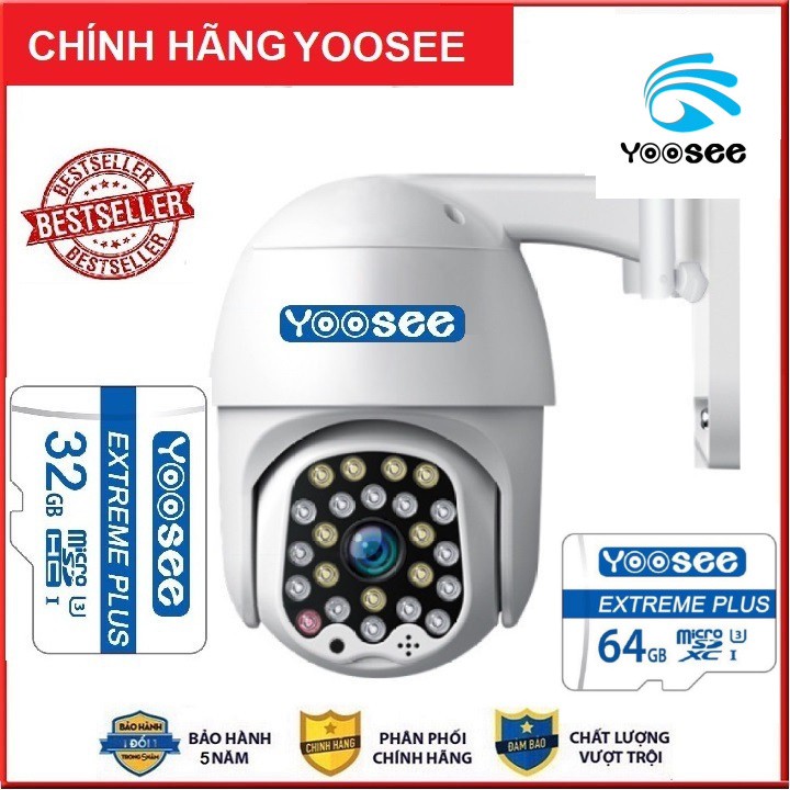 [ Tặng Thẻ Nhớ YOOSEE Chính Hãng 32G Hoặc 64G ] Camera Yoosee Thế Hệ Mới Độ Phân giải 1920X1080 P 23 LED Nhìn Đêm Rõ Nét | BigBuy360 - bigbuy360.vn