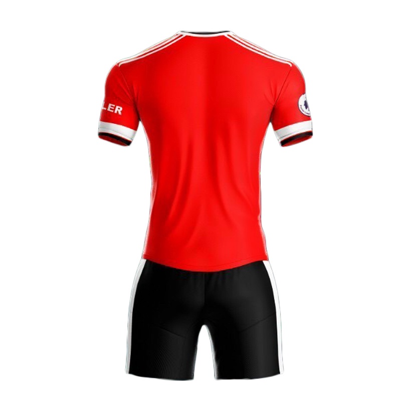 (Trẻ em) Bộ quần áo bóng đá trẻ em - thiếu niên câu lạc bộ MU năm 2021 - Áo bóng đá CLB ngoại hạng Anh cho trẻ em