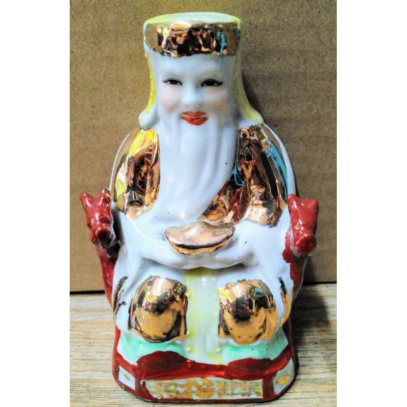 Tượng Thần tài - Ông địa sứ vàng