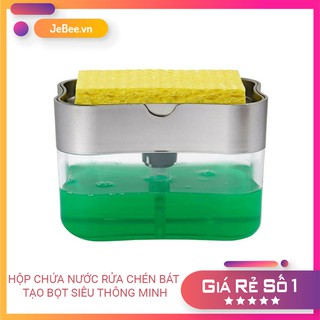 Hộp chứa nước rửa chén bát tự động ấn thả để tạo bọt siêu thông minh