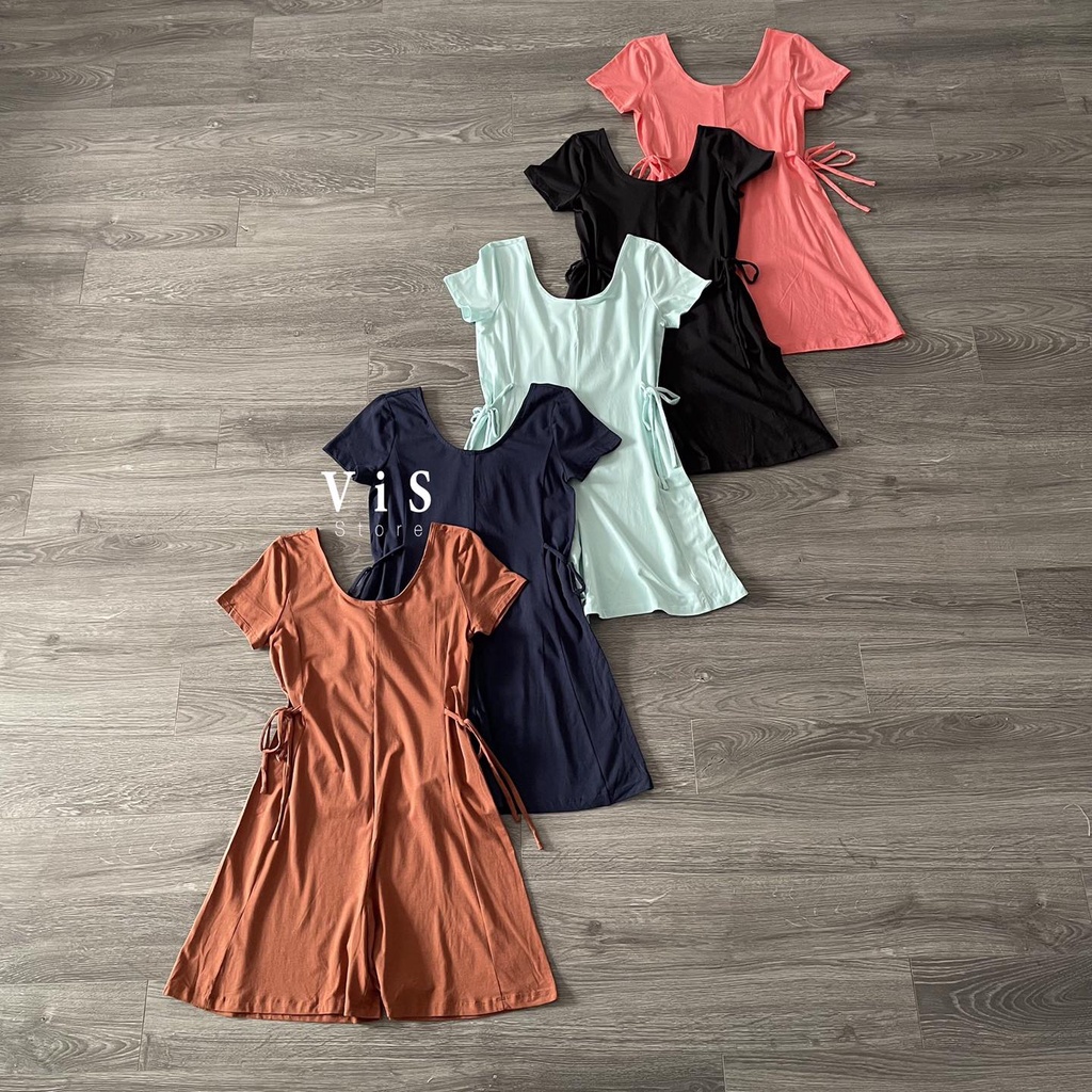 Romper ngắn nữ chất thun mềm mát