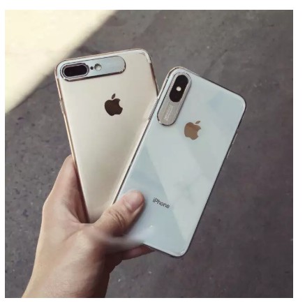 Ốp lưng Iphone 8 Plus trong suốt bảo vệ Camera Totu