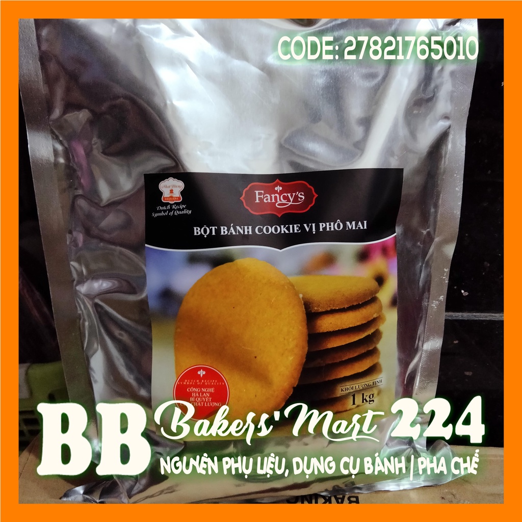 Bột trộn sẵn bánh COOKIE PHÔ MAI hiệu FANCY - Gói 1kg