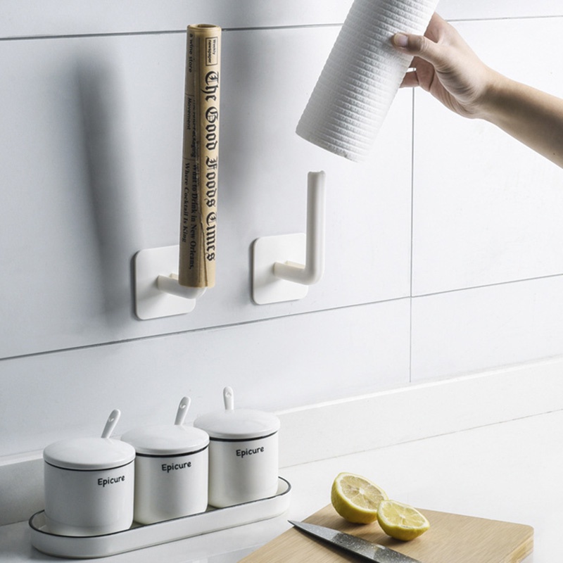 Giá Treo Cuộn Giấy Vệ Sinh Gắn Tường Bằng Nhựa CR1 Tiện Dụng