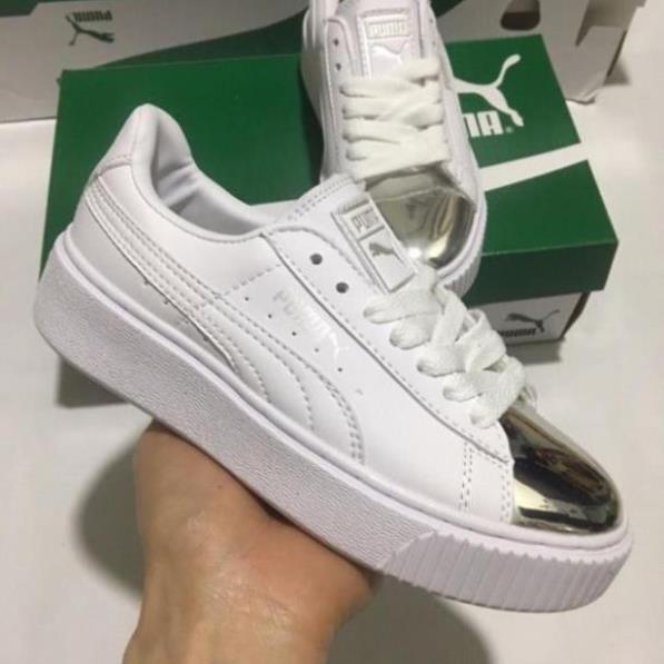 New | Full Size| Giày thể thao Puma mũi Bạc Hồng Vàng Cao Cấp New NEW . 👟 . ️🥇 . NEW ✫ siêu phẩm 1212 * ۶ ↺ . ! -