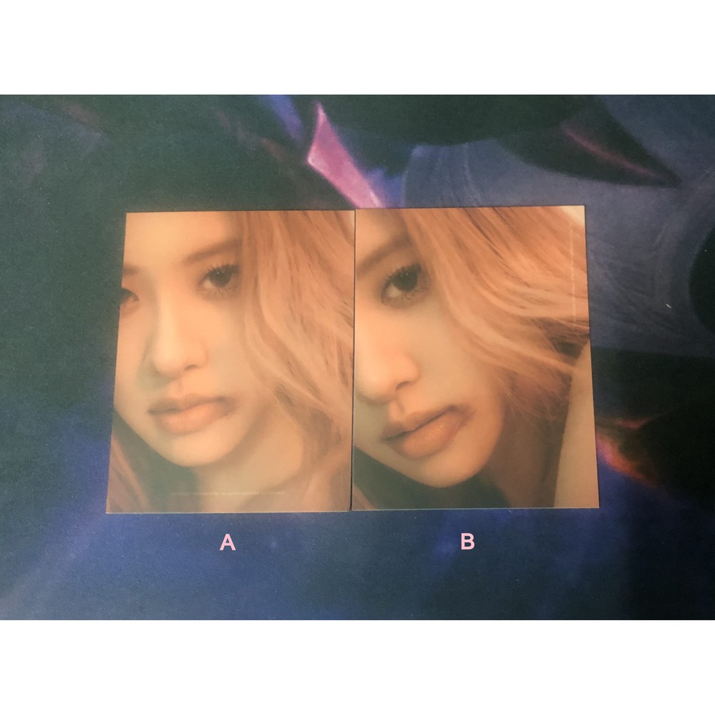 [Official] Card hình lớn của BLACKPINK ROSÉ ROSE KILL THIS LOVE photo card