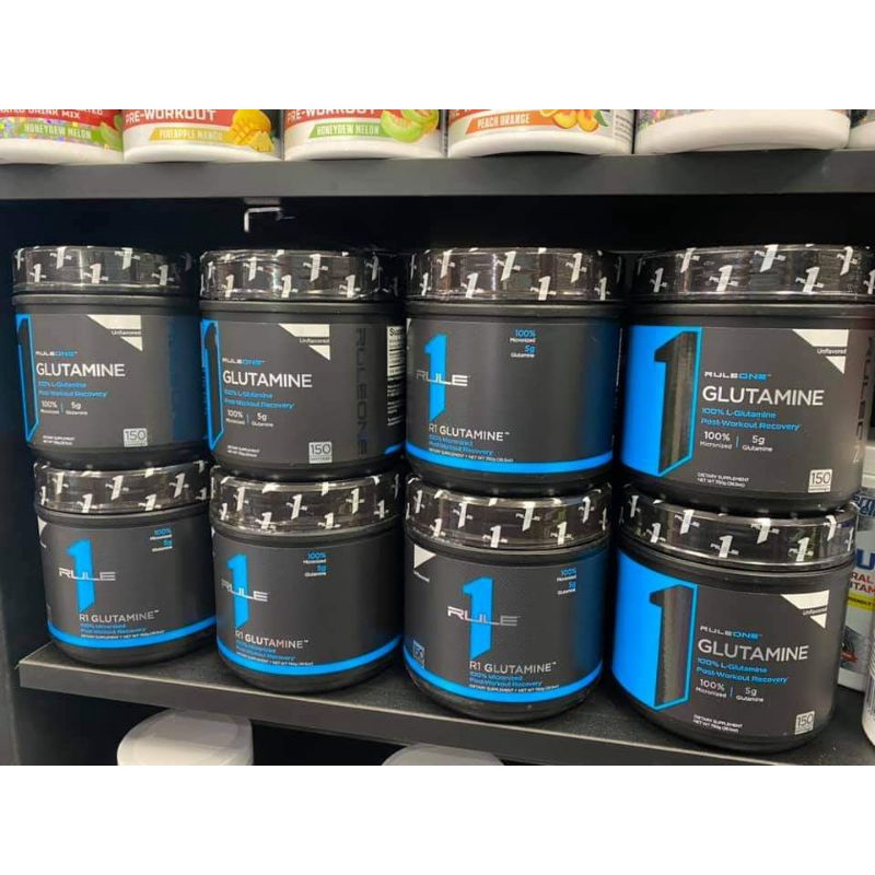 RULE1 GLUTAMINE R1 100% MICRONIZED TĂNG CƠ PHỤC HỒI CƠ BẮP SAU TẬP 150 SERVING