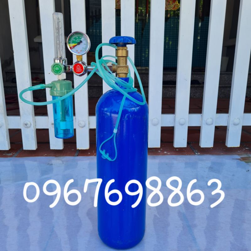 Full bộ bình oxy y tế 5Lít sử dụng ngay