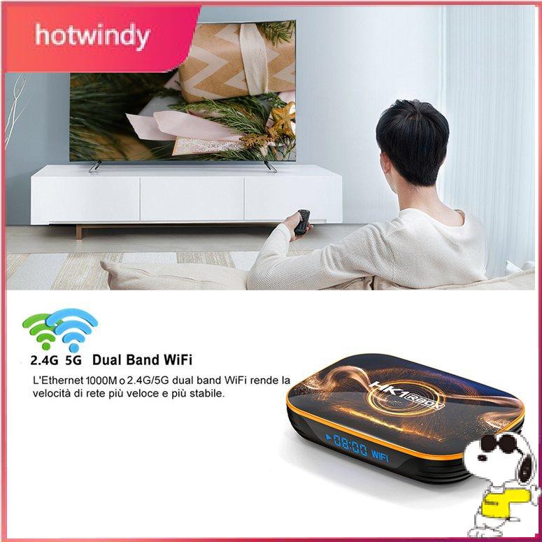 Đầu Phát Mạng Không Dây Dqidianz Hk1r Android 10.0 Rk3318 4gb 4k Wifi