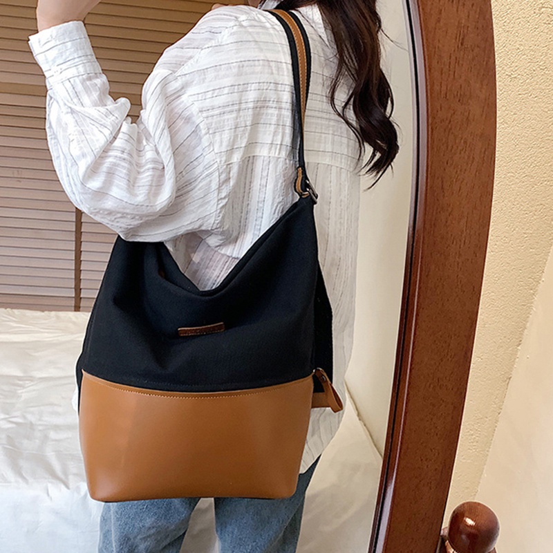 IELGY Túi Đeo Vai Vải canvas Cỡ Lớn Thời Trang Cho Nữ