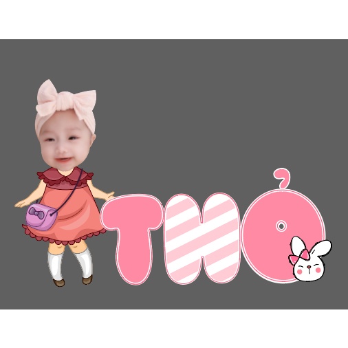 Chibi kèm tên bé