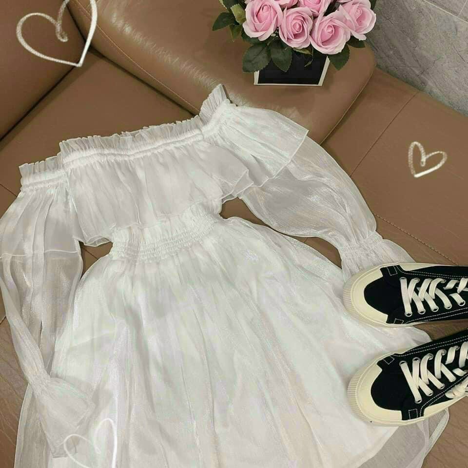 Đầm xòe nữ cá tính, đầm thời trang, kiểu dáng đẹp, đường may kỹ, hàng chuẩn đẹp bán shop, phom dưới 54kg | BigBuy360 - bigbuy360.vn