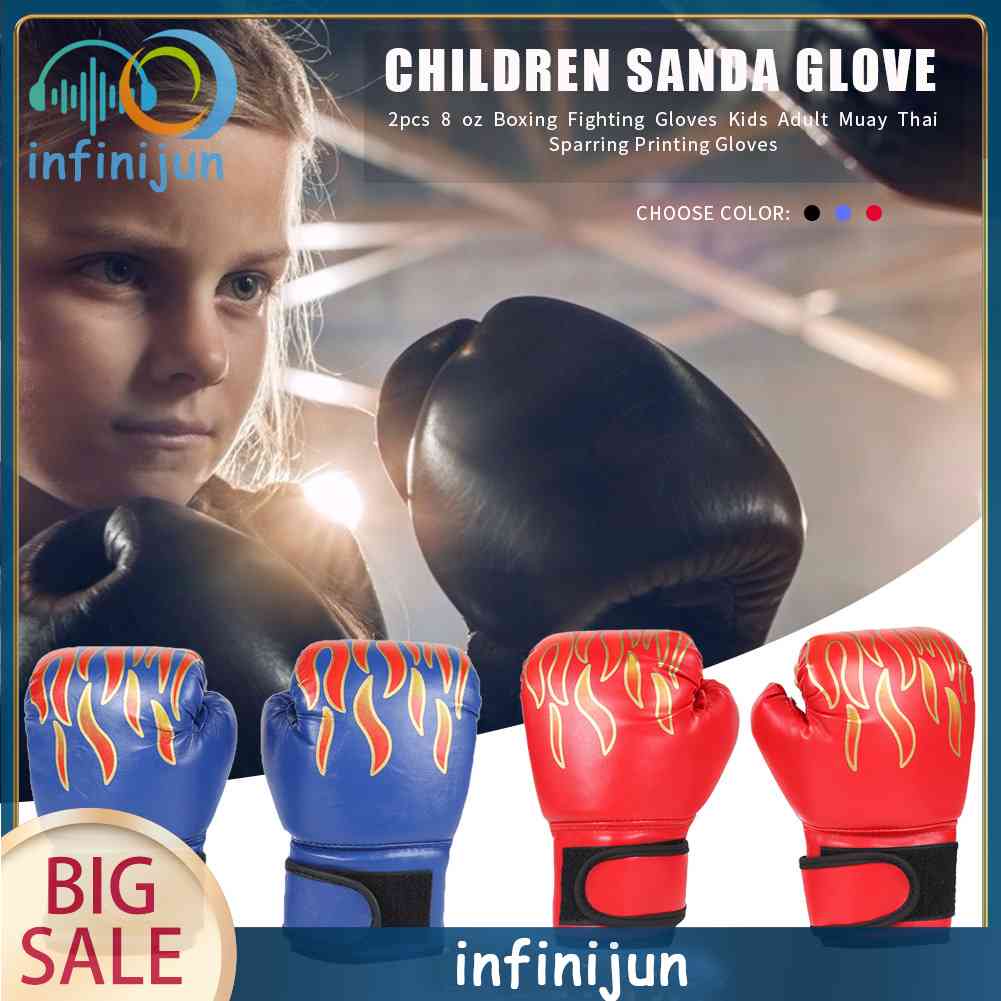 Set 2 Găng Tay Đấm Bốc Thoáng Khí Dành Cho Trẻ Em