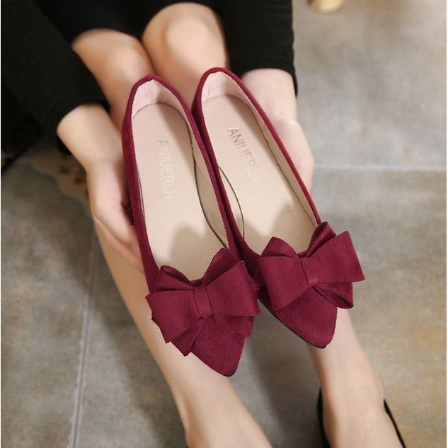 Giày búp bê nữ [FREESHIP] NHIỀU MÀU hot trend đế bằng xinh xắn dễ thương sang trọng - GBB01 | BigBuy360 - bigbuy360.vn