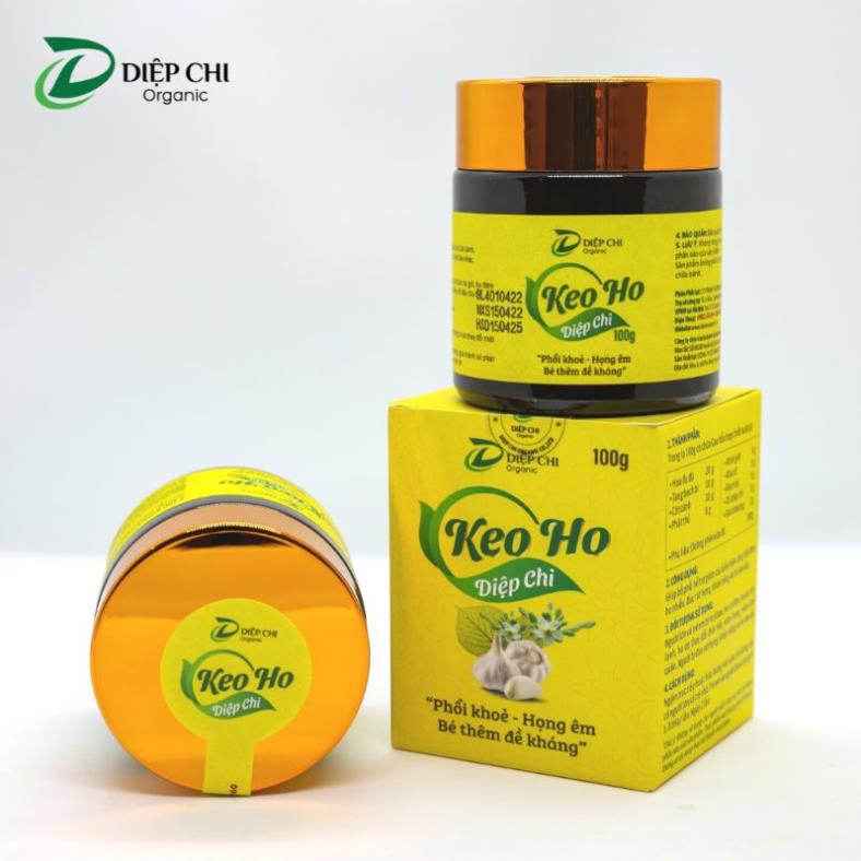 Keo ho Diệp chi ORGANIC Dạng cao đặc vị Ngọt thanh - giúp giảm ho gió, sổ mũi , tăng đề kháng nhanh cho bé+ Quà khăn sữa