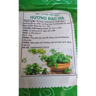 Bột vị pha trà sữa bạc hà 1kg