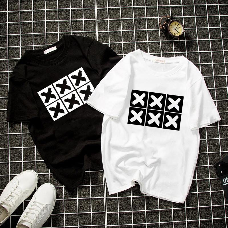 Áo thun unisex caro form rộng vải dày mịn 2019T974