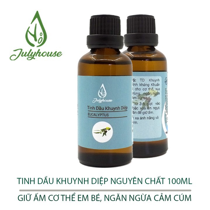 Tinh Dầu Khuynh Diệp giữ ấm em bé Julyhouse 100ml