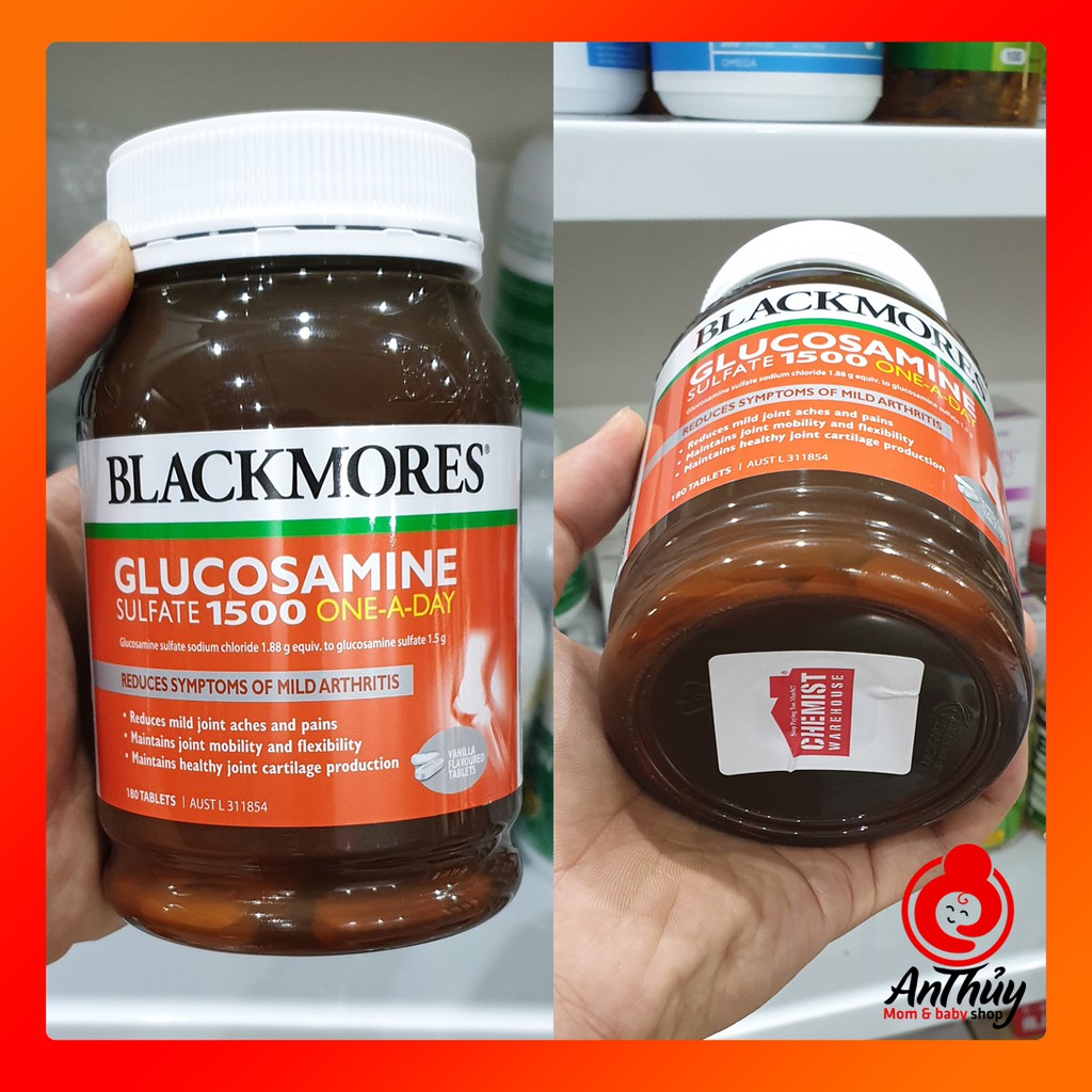 Viên uống Blackmores Glucosamin 1500mg Loại 180 Viên