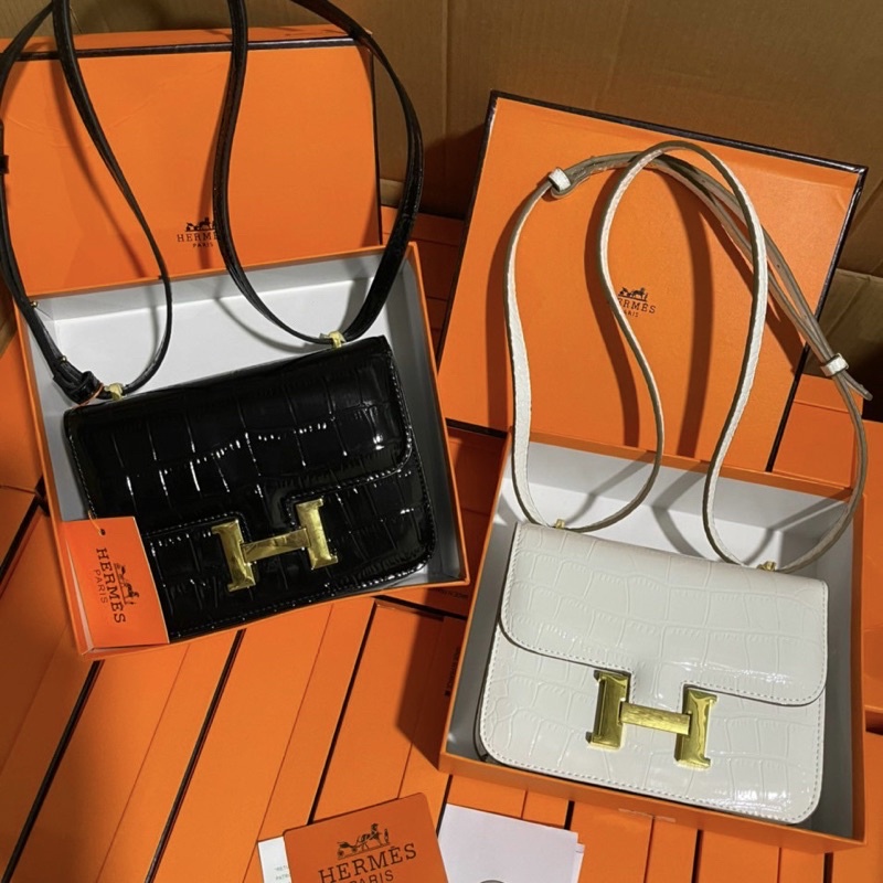 Túi da rắn Hơ Mét size 19cm (FULL HỘP)