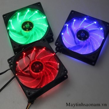 [Kho phụ kiện] Fan Led 33 Bóng Đèn Led 12cm Làm Mát Cho Case Máy Tính