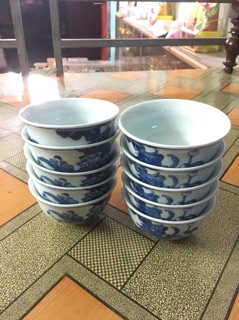 Bộ bát thờ men ngọc