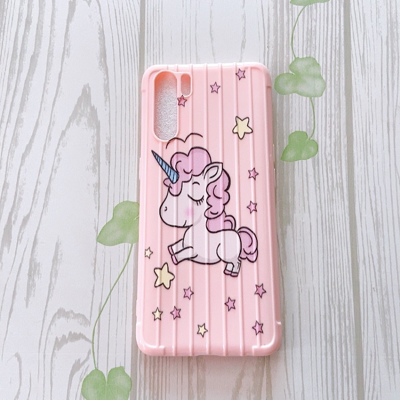 Ốp dẻo vali hình nổi Oppo A91/Reno 3/F15