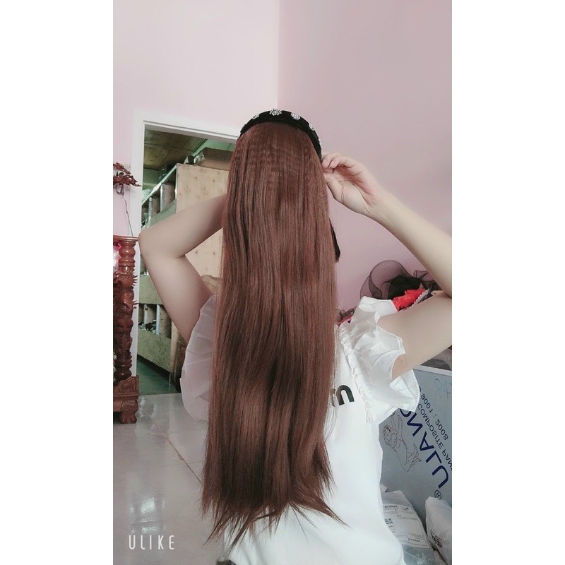 tóc giả cài thẳng❤️-freeship