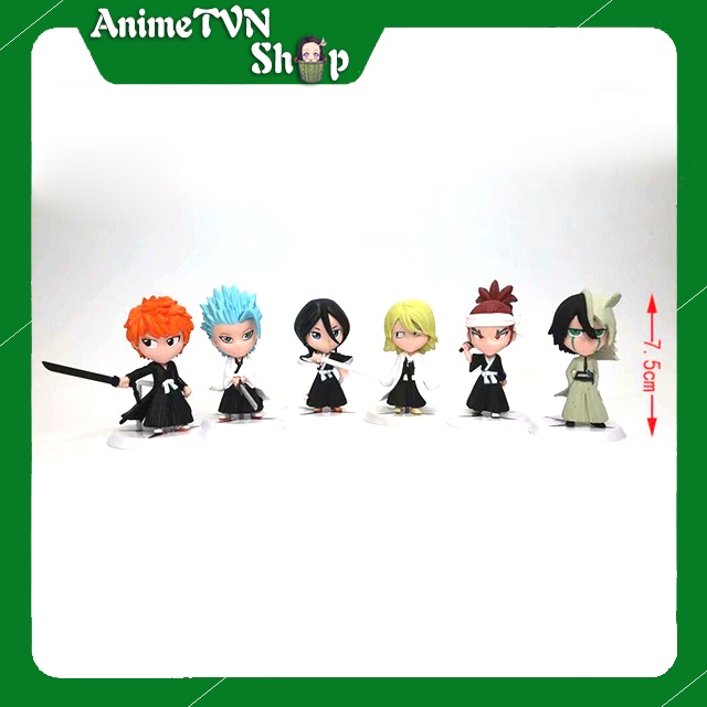 (Có lẻ) Set Combo 6 Mô hình Figure Anime/Manga Bleach (Sứ Mạng Thần Chết)