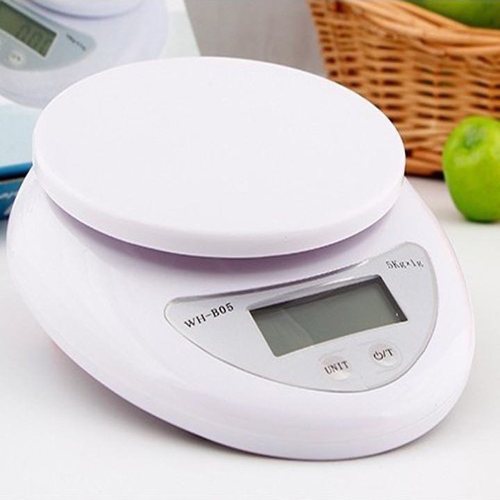 [Mã SR11JUNE5 giảm 20K đơn 50K] Cân Tiểu Ly 5 Kg Electronic Kitchen Scale – cân thực phẩm gia vị nhà bếp tiện dụng