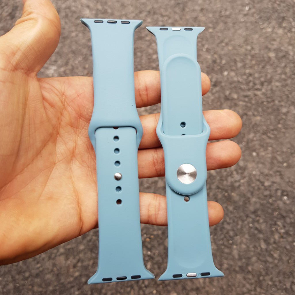 Dây cao su đồng hồ thông minh apple watch thích hợp với tất cả các dòng T500 W6 W26