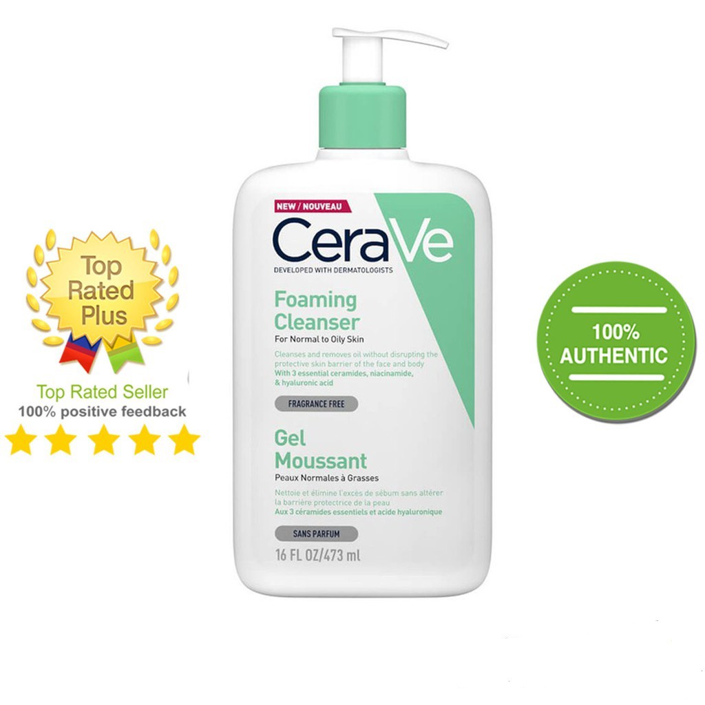 Sữa Rửa Mặt Cerave Cho Da Dầu, Da Khô, Da Nhạy Cảm Các Dung tích Hàng Bản Nội Địa Pháp Chuẩn Chính Hãng 236ml/473ml | BigBuy360 - bigbuy360.vn