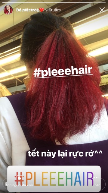 THUỐC NHUỘM TÓC ĐỎ MẶT TRỜI KO CẦN TẨY tặng oxy trợ dưỡng và găng tay | BigBuy360 - bigbuy360.vn