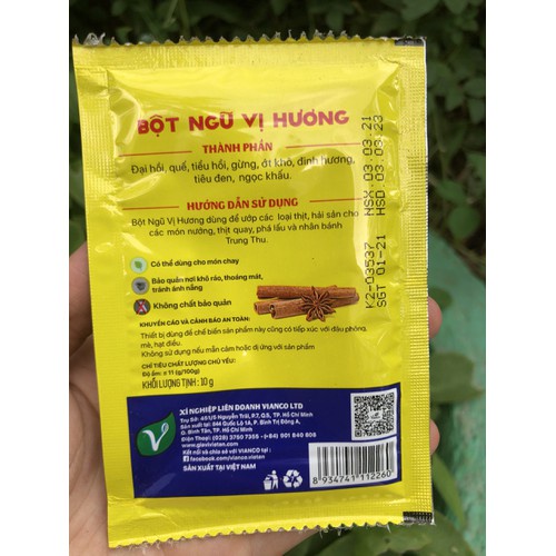 Bột ngũ vị hương con nai, chính hãng Vianco