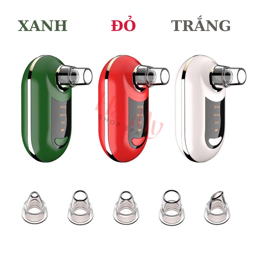 Máy Hút Mụn Cầm Tay Mini Tích Điện 3H Hút Mụn Đầu Đen Mun Cám Sợi Bã Nhờn Siêu Khỏe Siêu Sạch Cho Spa & cá Nhân