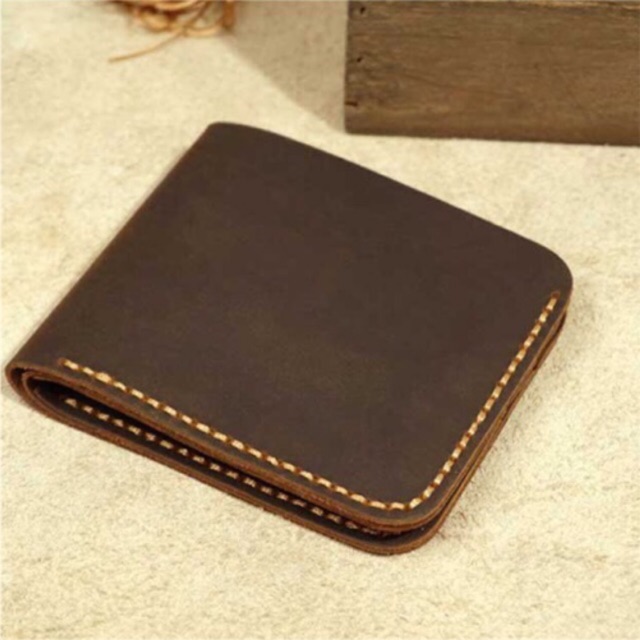 SIÊU PHẨM VÍ DA BÒ HANDMADE