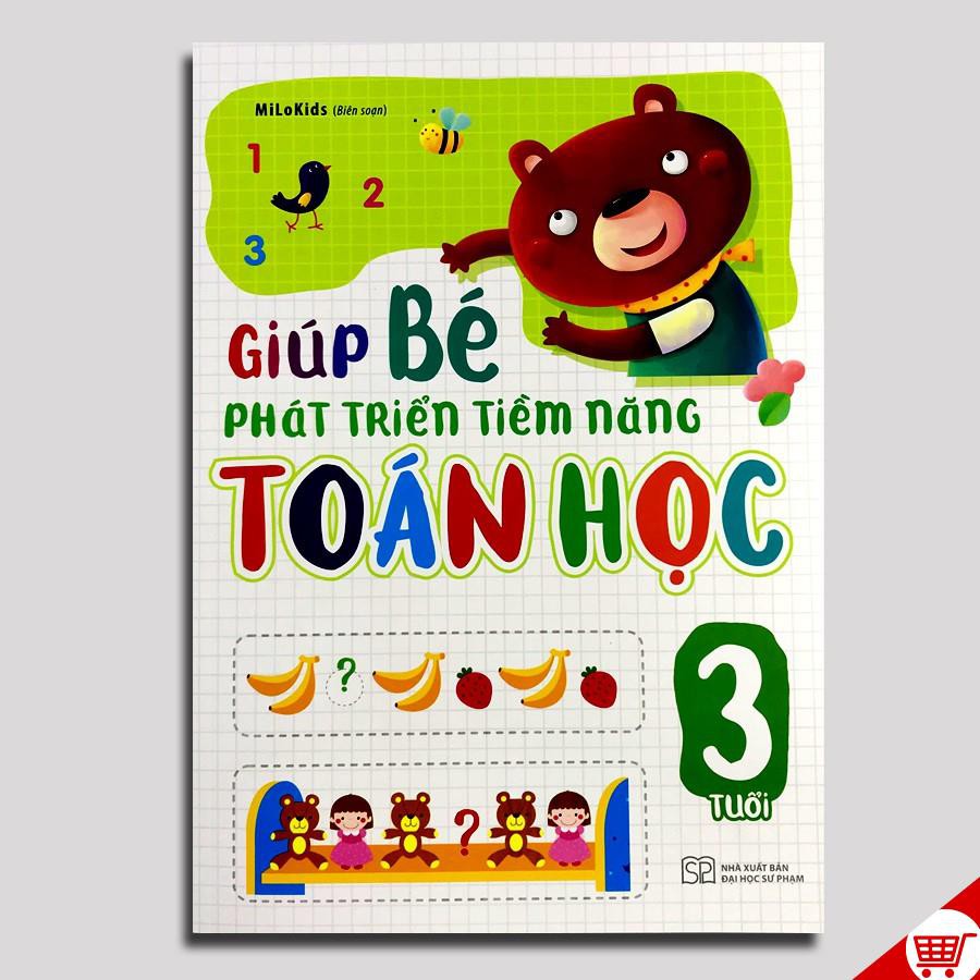 Sách - Giúp Bé Phát Triển Tiềm Năng Toán Học 3-6 Tuổi (combo 4 quyển, lẻ tùy chọn)